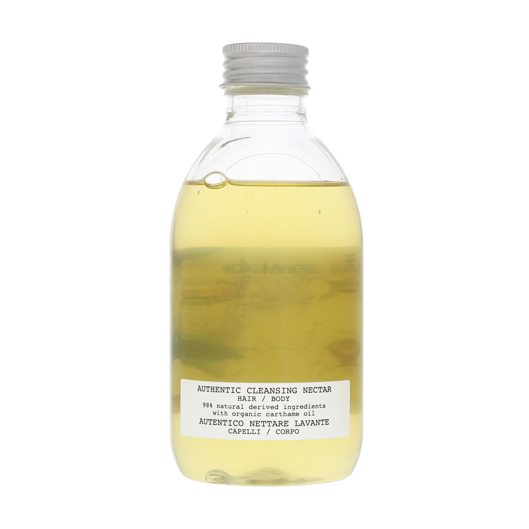 Безсульфатний очищувальний нектар-шампунь для волосся та тіла Davines Authentic Cleansing Nectar, 280 мл